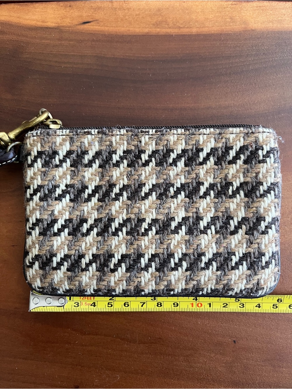 Vintage Coach Wool Wristlet - Picture 10 of 10